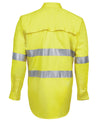 Yellow Hi-Vis Long Sleeve Shirt - JB's Wear | Northern Printing Group