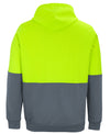 Lime Hi-Vis Pull Over Hoodie - JB's Wear - 6HVPH