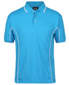 Blue Short Sleeve Piping Polo - JB's Wear | Northern Printing Group