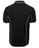 Black Polo T-shirt - Short Sleeve Piping Polo | Northern Printing Group