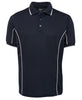 Navy Short Sleeve Piping Polo - JB's Wear | Northern Printing Group